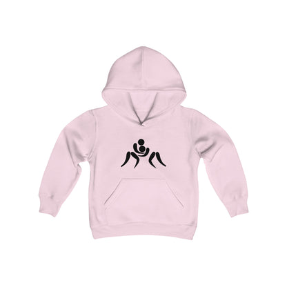 Youth Heavy Blend Hooded Sweatshirt: Wrestling 