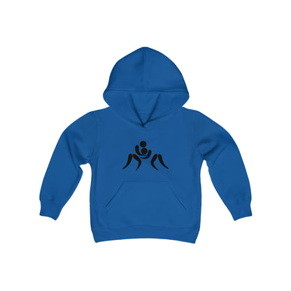 Youth Heavy Blend Hooded Sweatshirt: Wrestling 