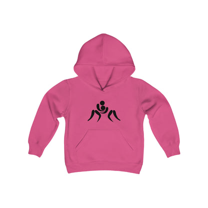 Youth Heavy Blend Hooded Sweatshirt: Wrestling