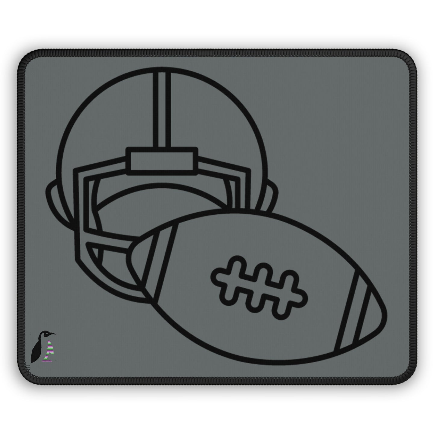 Gaming Mouse Pad: Football Dark Grey