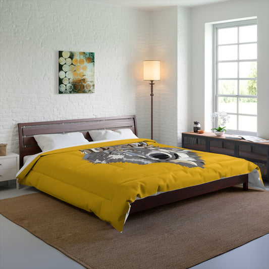 Comforter: Wolves Yellow