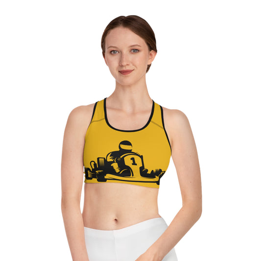 Sports Bra: Racing Yellow