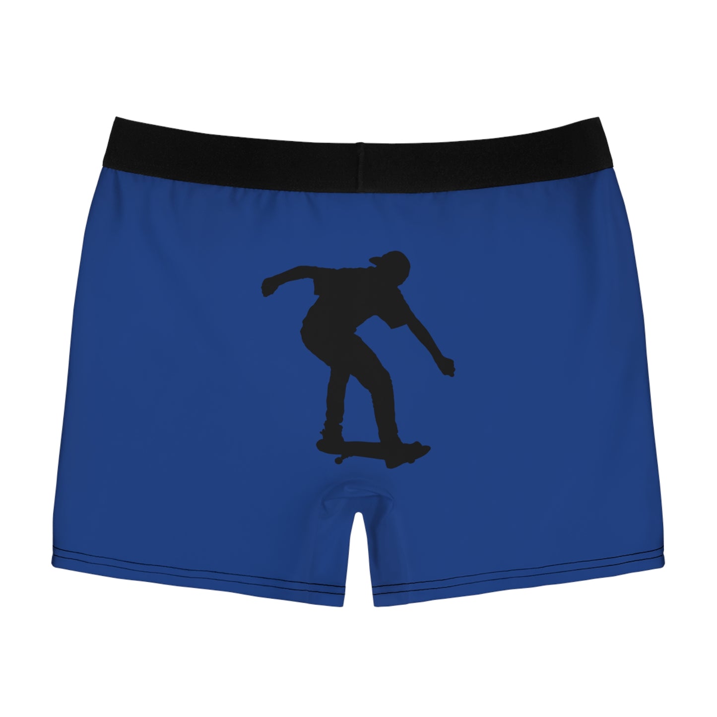 Men's Boxer Briefs: Skateboarding Dark Blue