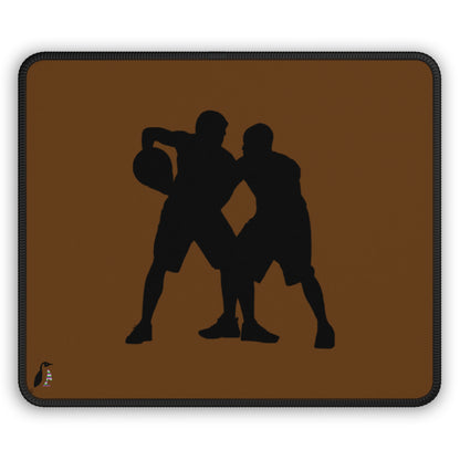 Gaming Mouse Pad: Basketball Brown