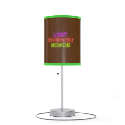 Lamp on a Stand, US|CA plug: LGBTQ Pride Brown 