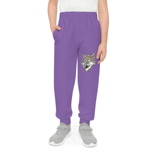 Youth Joggers: Wolves Lite Purple