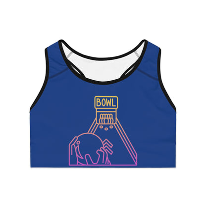 Sports Bra: Bowling Dark Blue