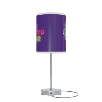 Lamp on a Stand, US|CA plug: Wolves Purple
