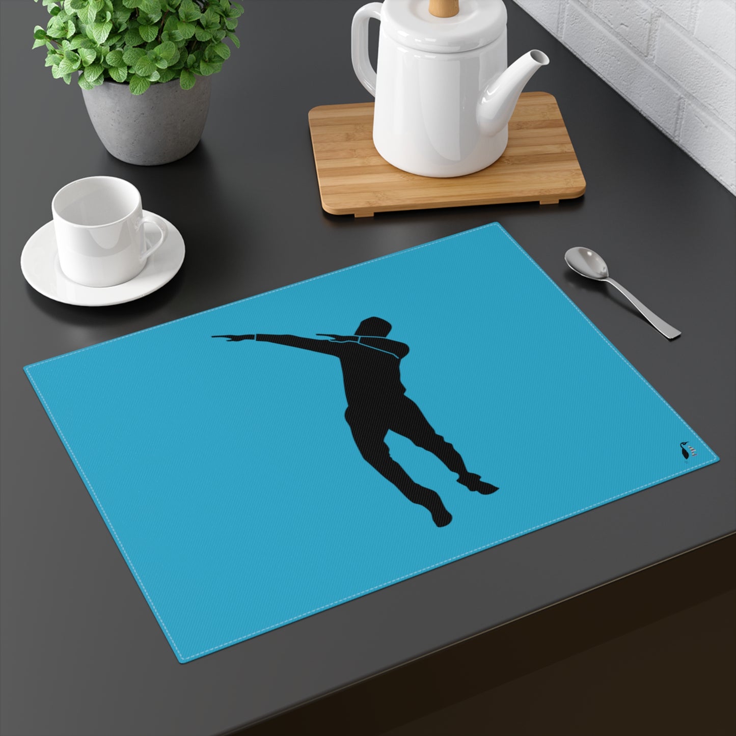 Placemat, 1pc: Dance Turquoise