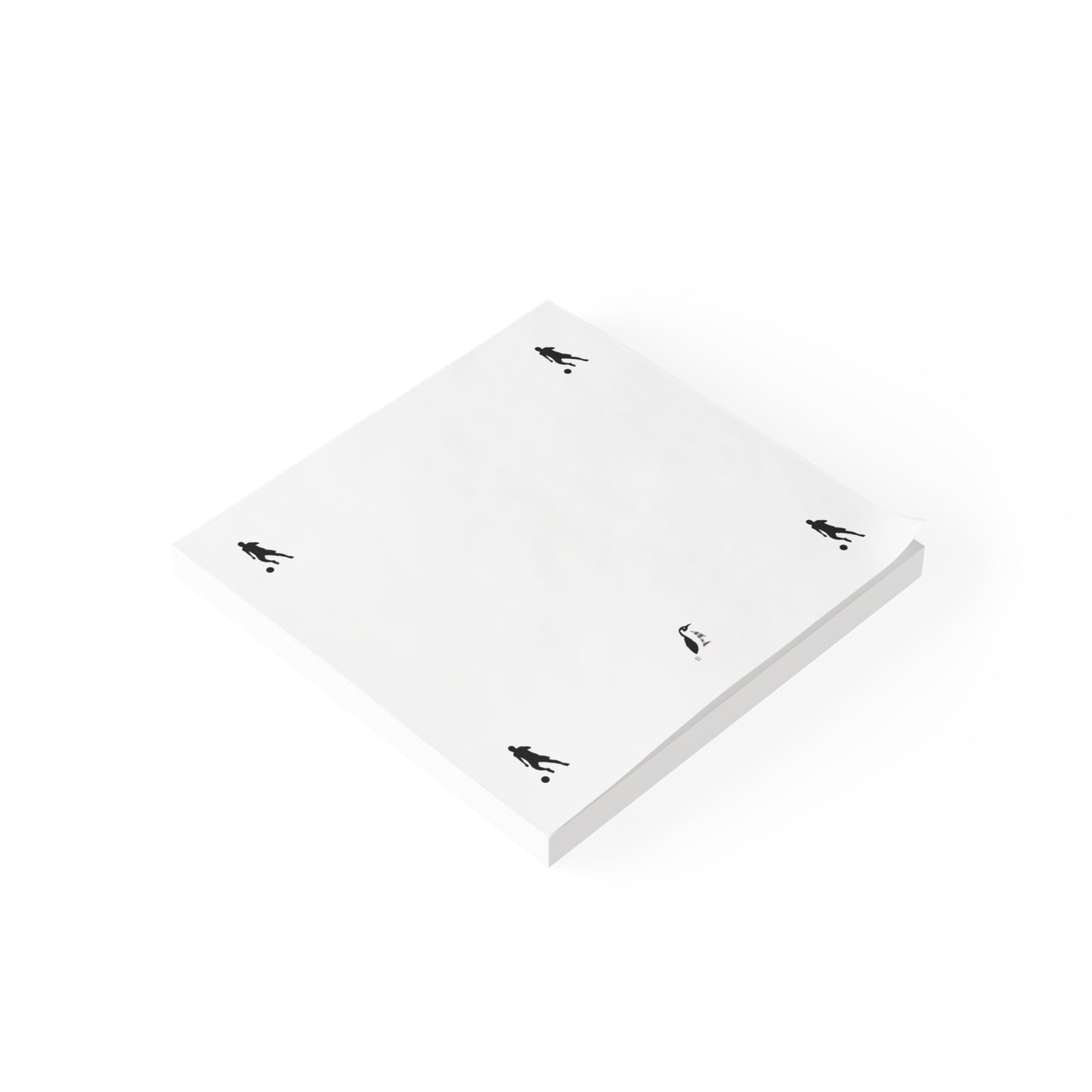 Post-it® Note Pads: Soccer White