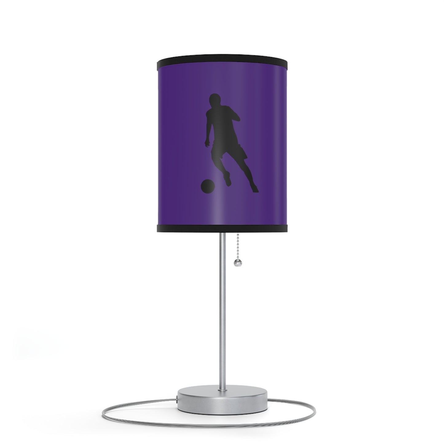 Lamp on a Stand, US|CA plug: Soccer Purple