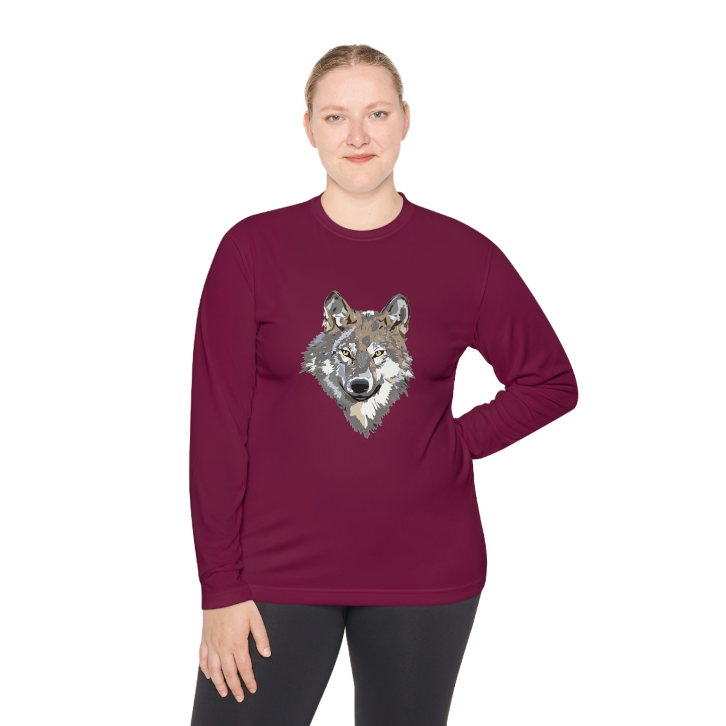 Lightweight Long Sleeve Tee: Wolves #2