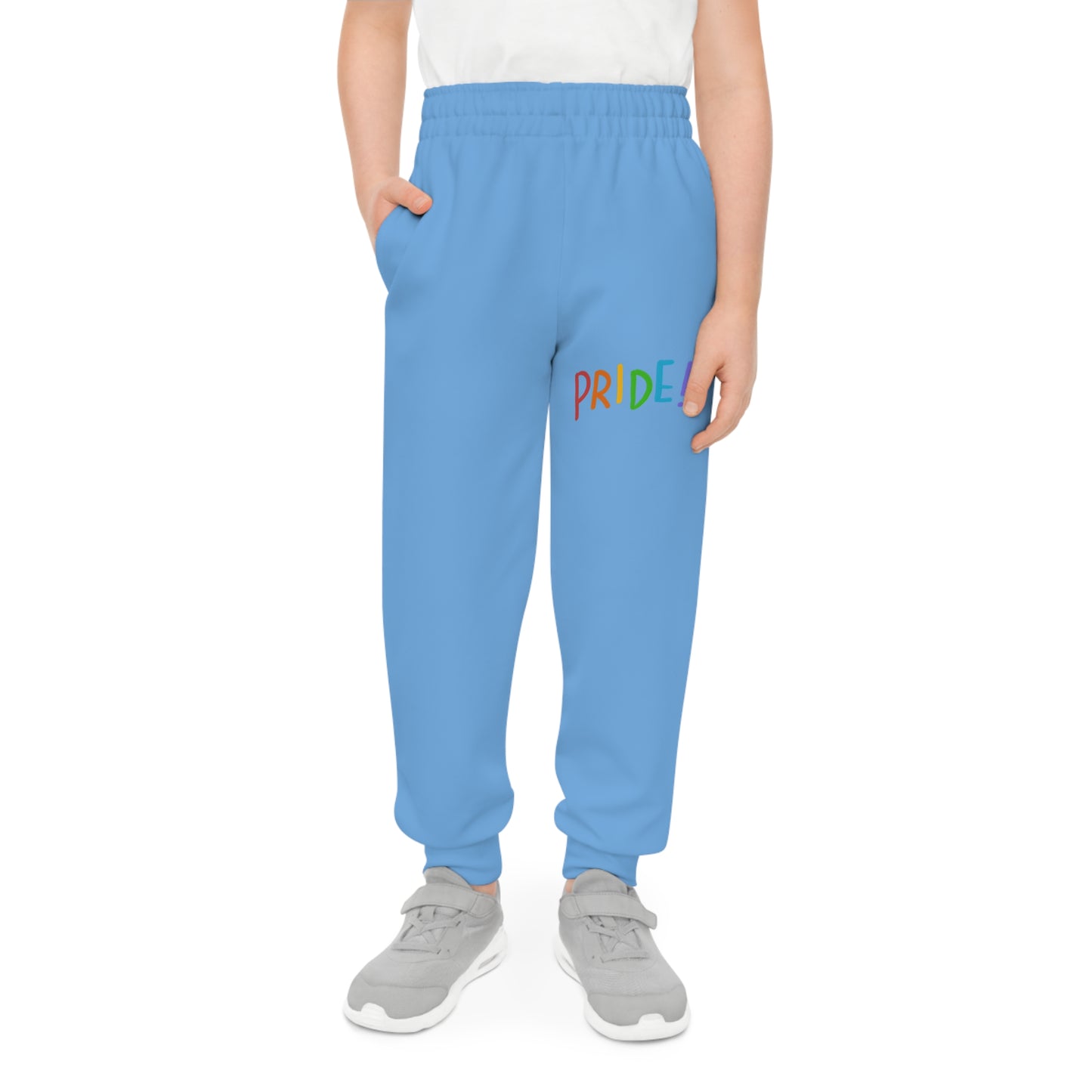 Youth Joggers: LGBTQ Pride Lite Blue