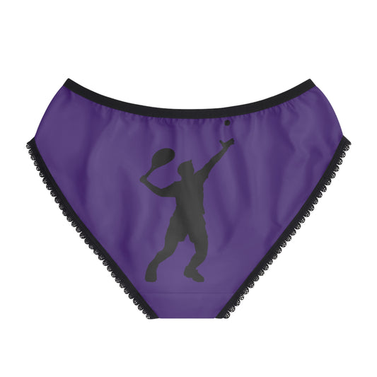 Women's Briefs: Tennis Purple