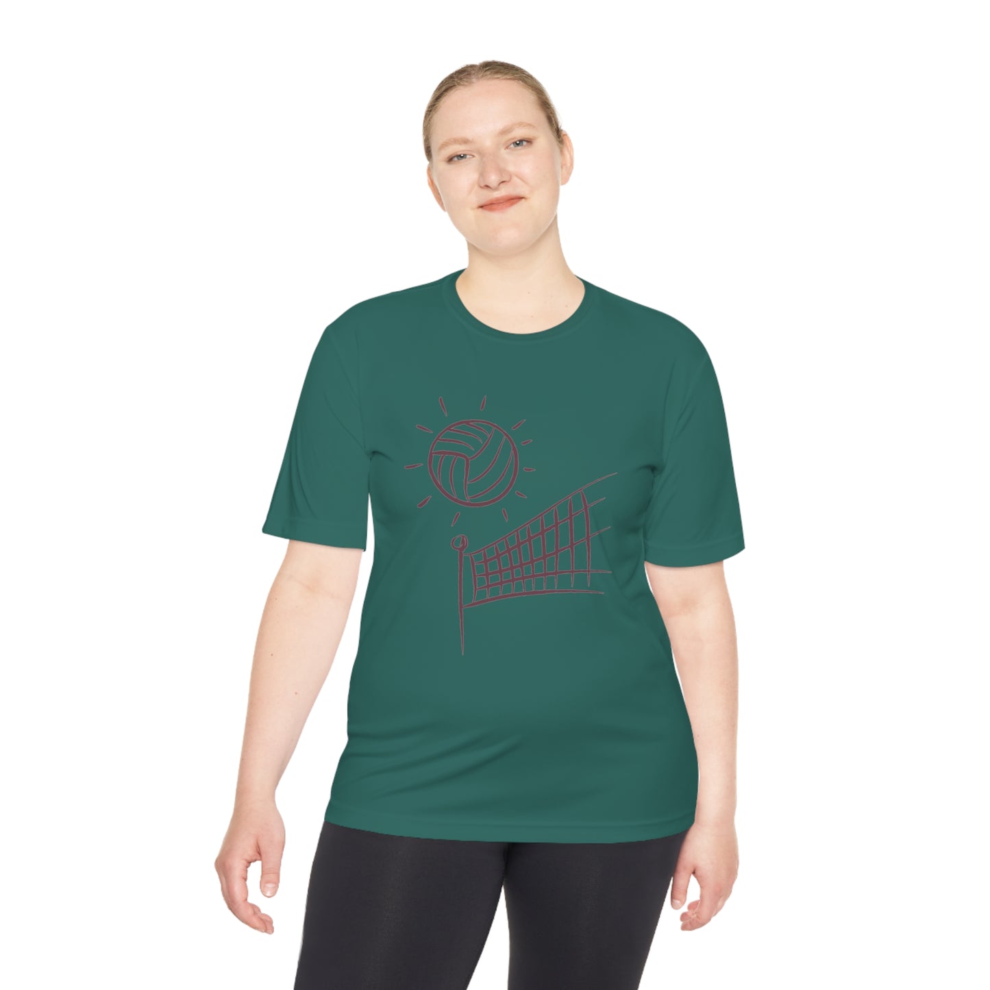 Moisture Wicking Tee: Volleyball #2