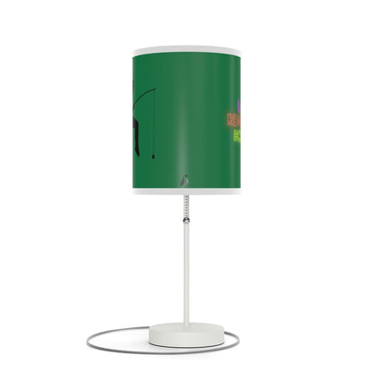 Lamp on a Stand, US|CA plug: Fishing Dark Green