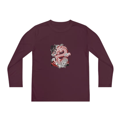 Youth Long Sleeve Competitor Tee: Dragons 