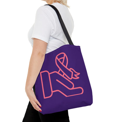 Tote Bag: Fight Cancer Purple