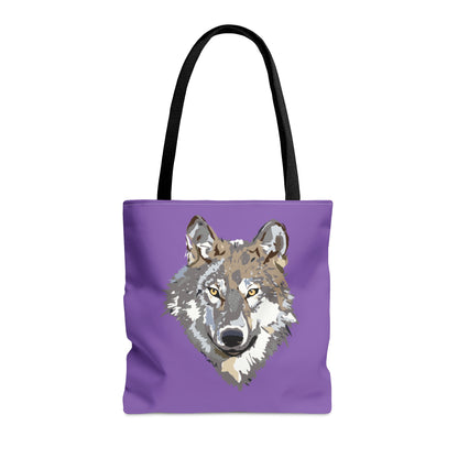 Tote Bag: Wolves Lite Purple