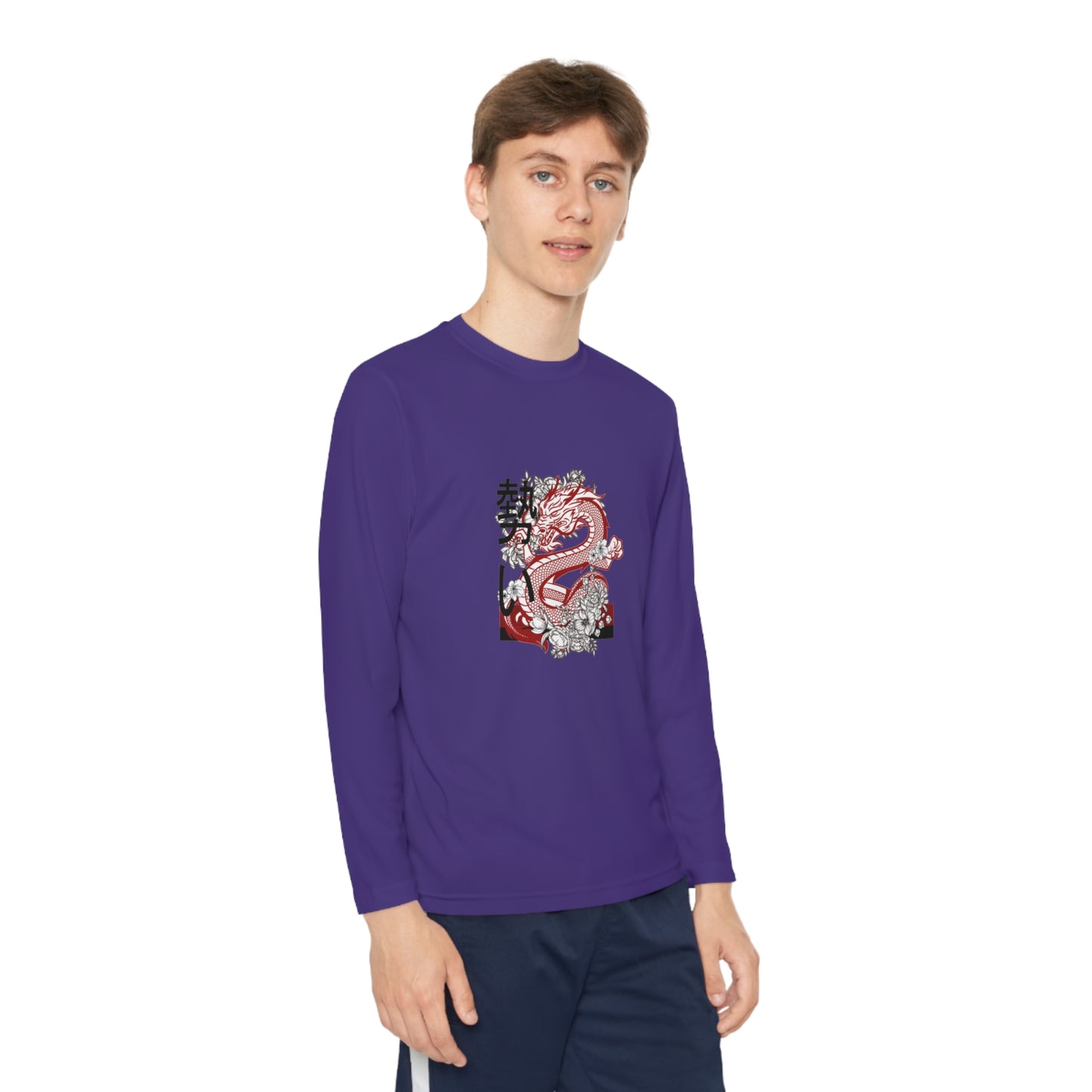 Youth Long Sleeve Competitor Tee: Dragons