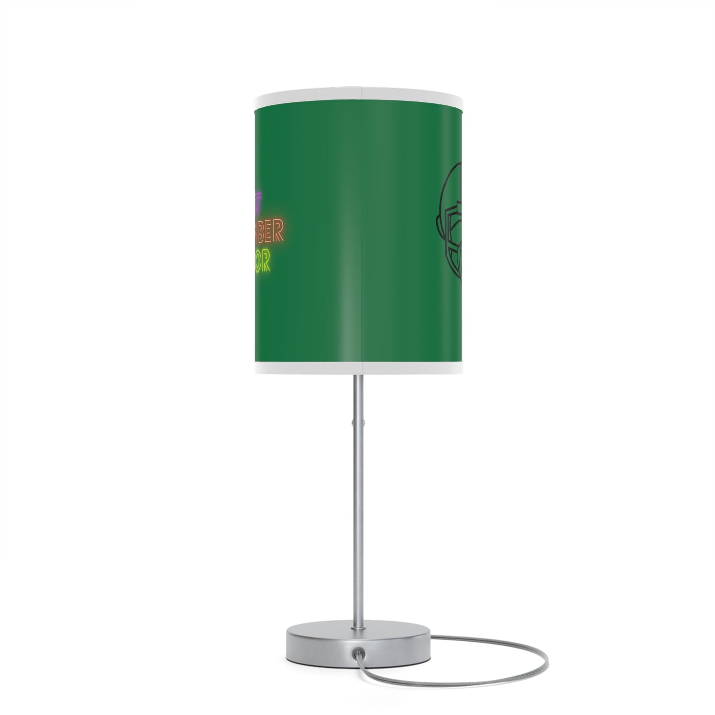 Lamp on a Stand, US|CA plug: Football Dark Green