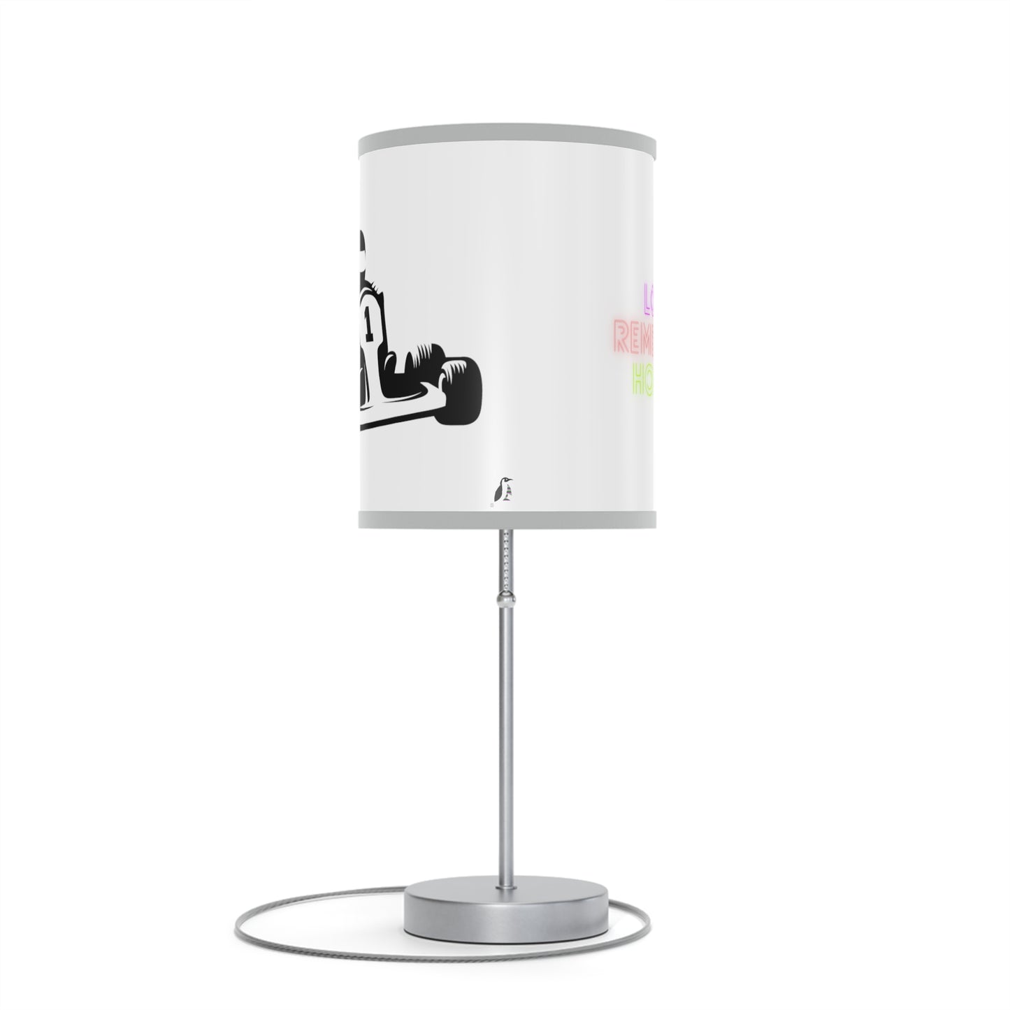 Lamp on a Stand, US|CA plug: Racing White