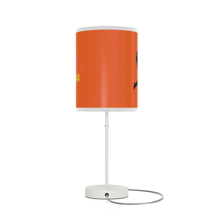 Lamp on a Stand, US|CA plug: Baseball Orange 