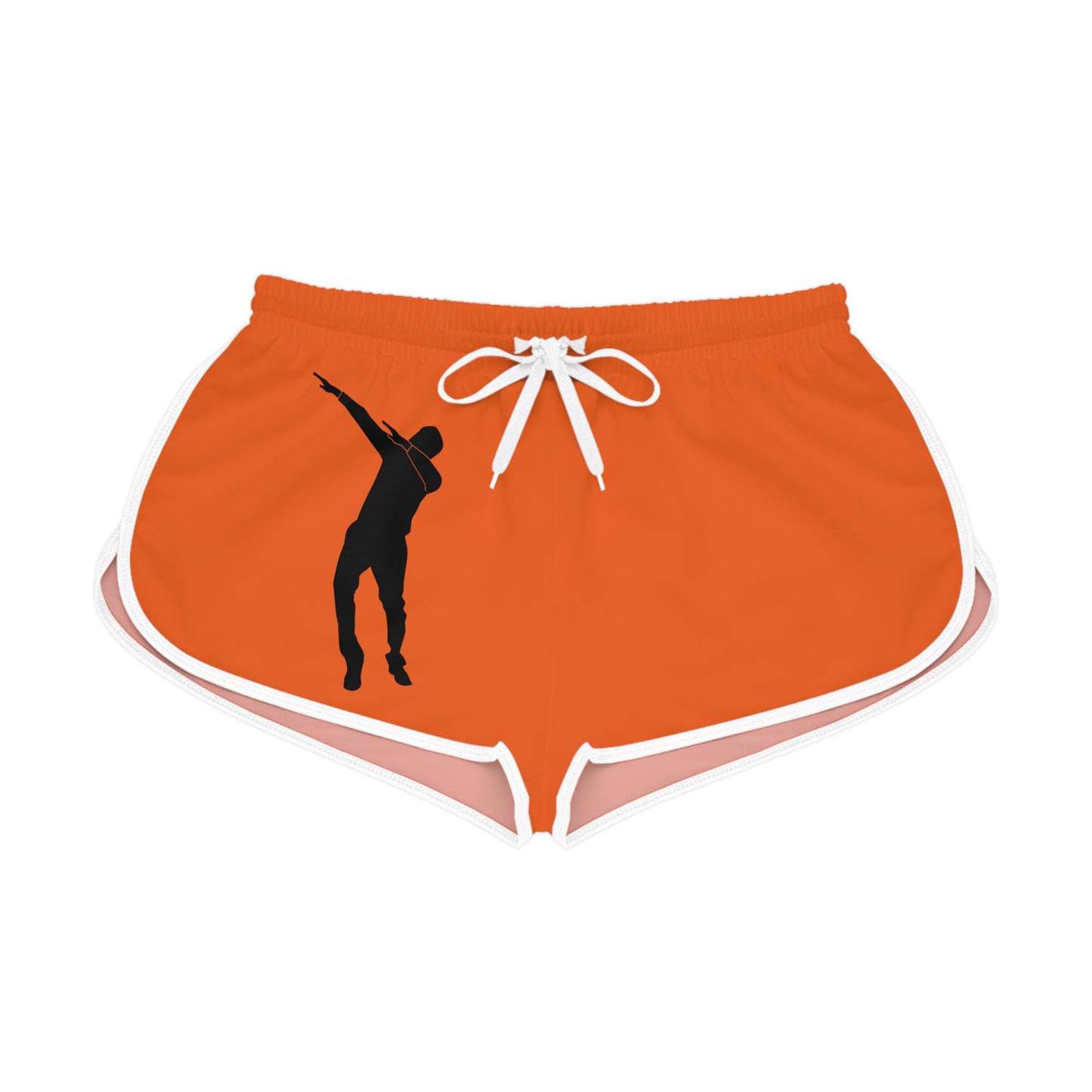 Women's Relaxed Shorts: Dance Orange