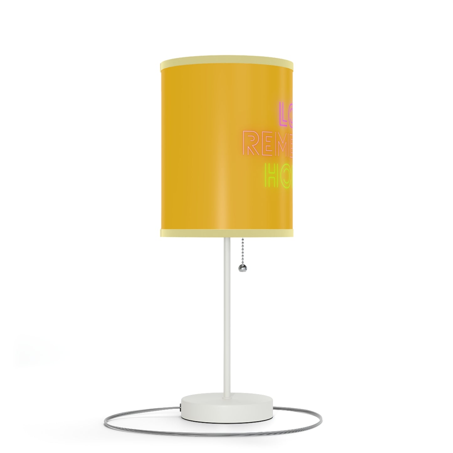 Lamp on a Stand, US|CA plug: Lost Remember Honor Yellow 