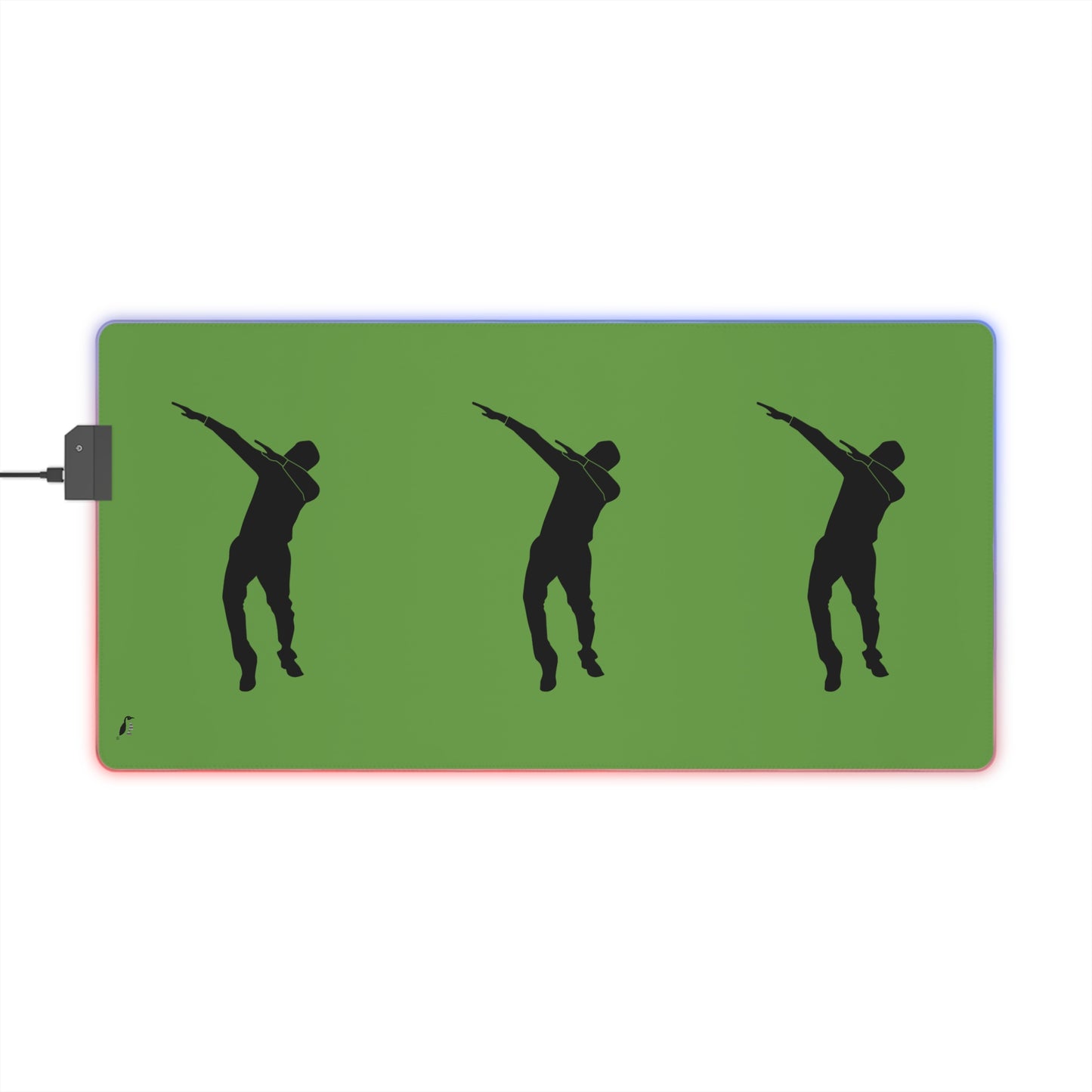 LED Gaming Mouse Pad: Dance Green