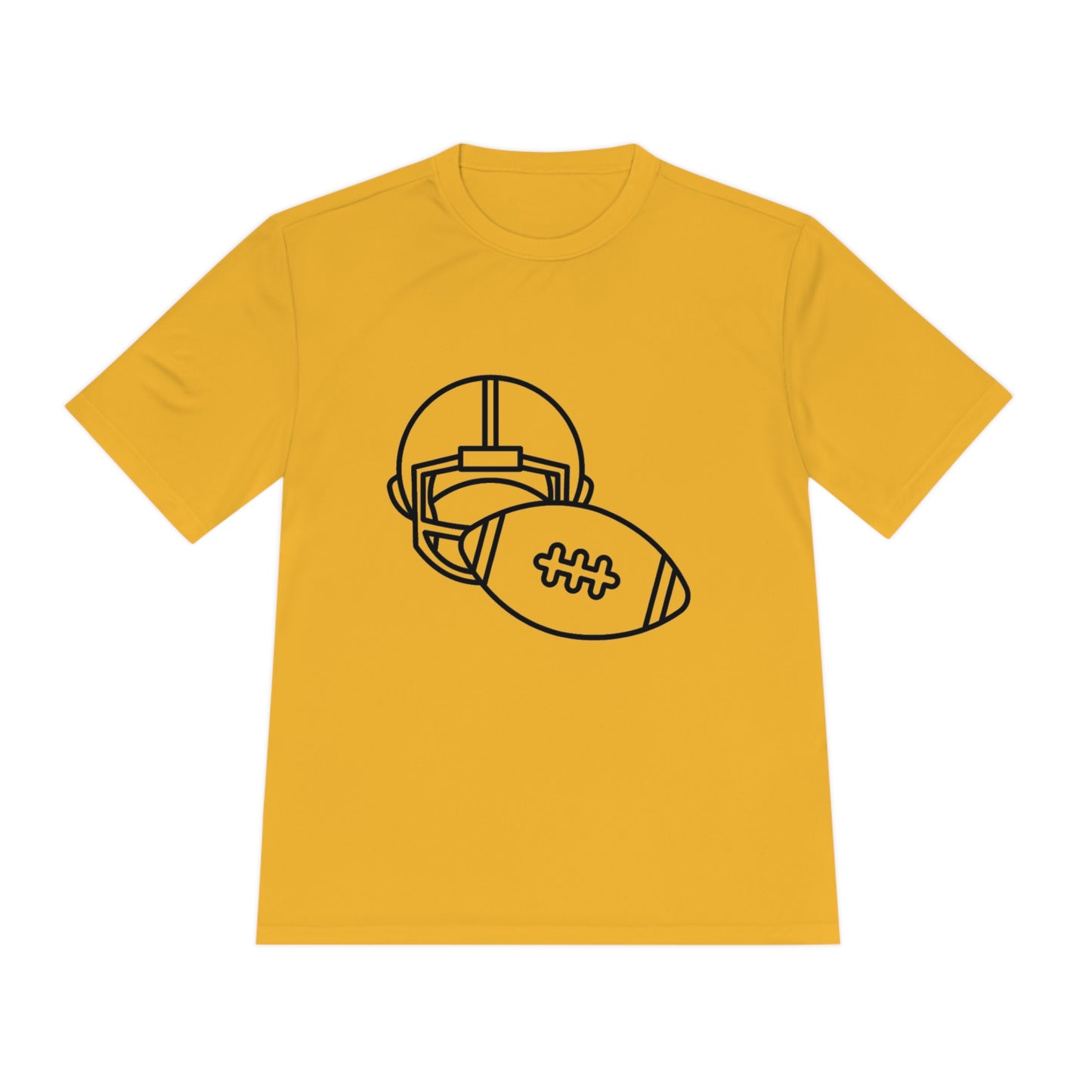 Moisture Wicking Tee: Football #1