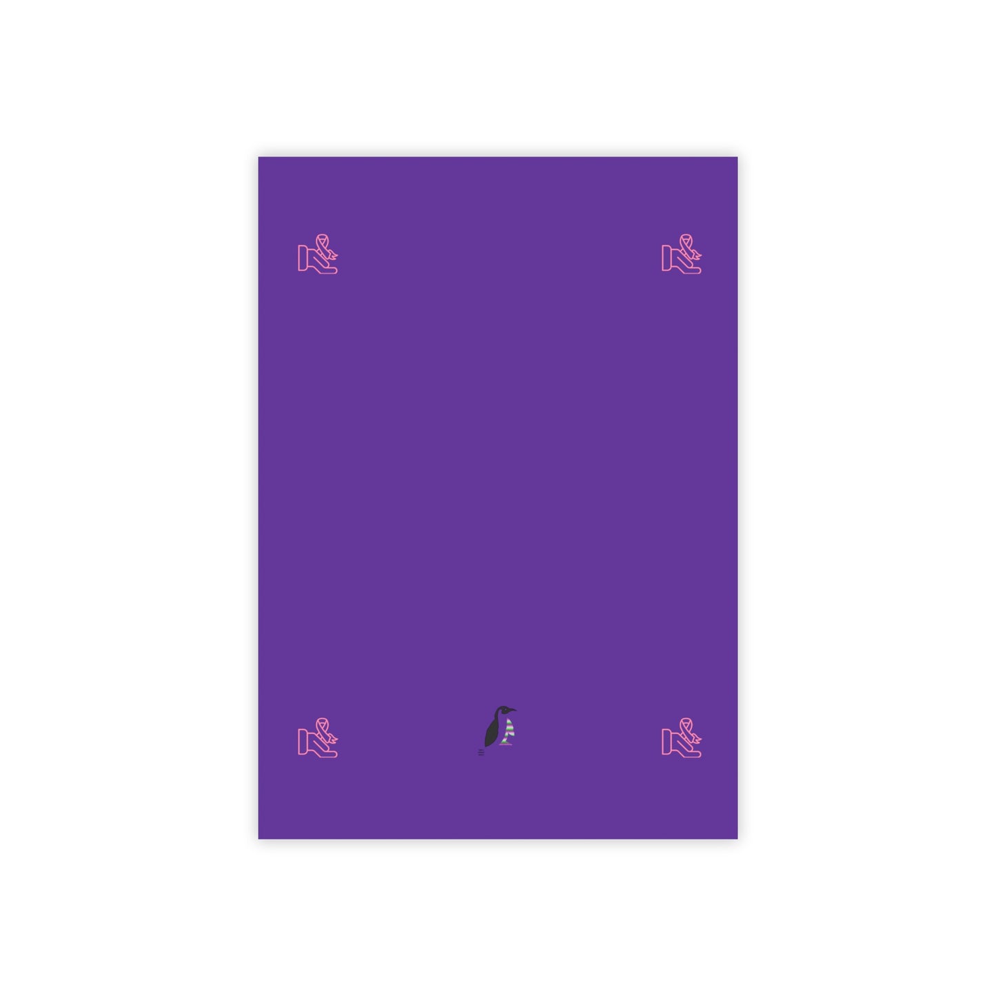 Post-it® Note Pads: Fight Cancer Purple