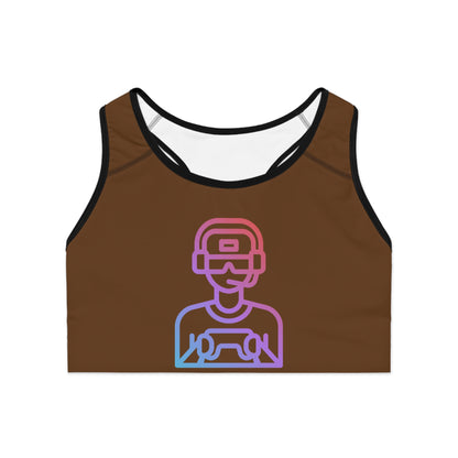 Sports Bra: Gaming Brown