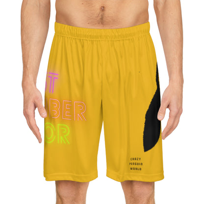 Basketball Shorts: Lost Remember Honor Yellow