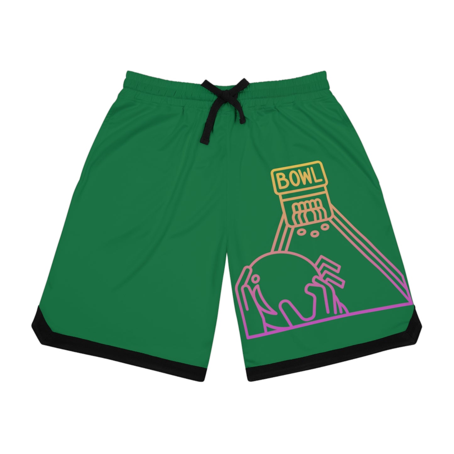 Basketball Rib Shorts: Bowling Dark Green