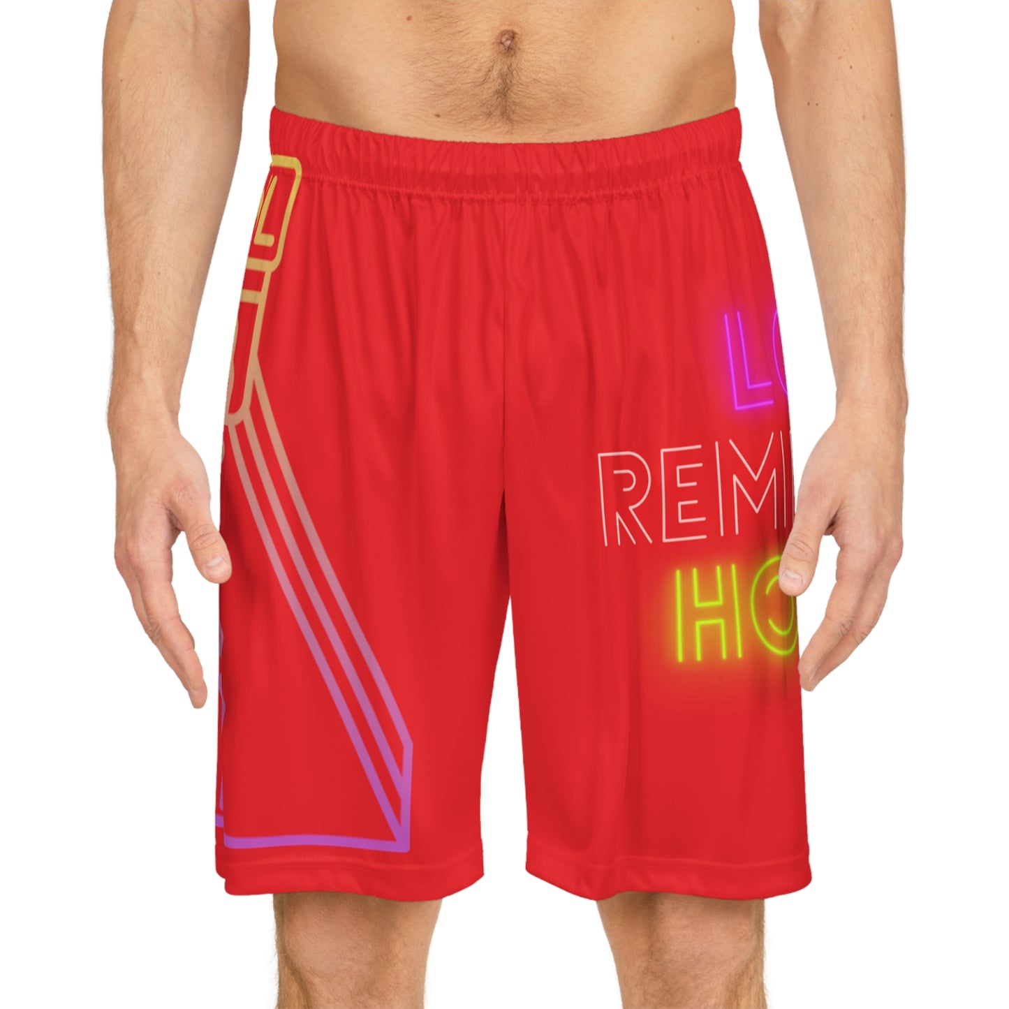 Basketball Shorts: Bowling Red