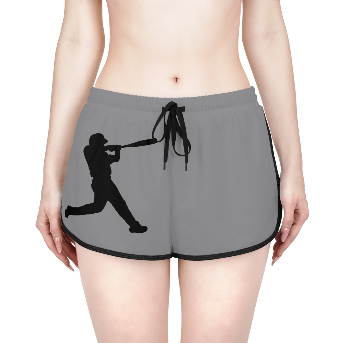 Women's Relaxed Shorts: Baseball Grey