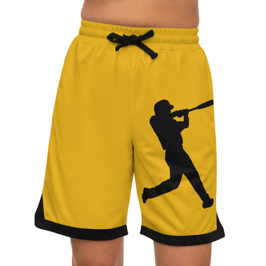 Basketball Rib Shorts: Baseball Yellow