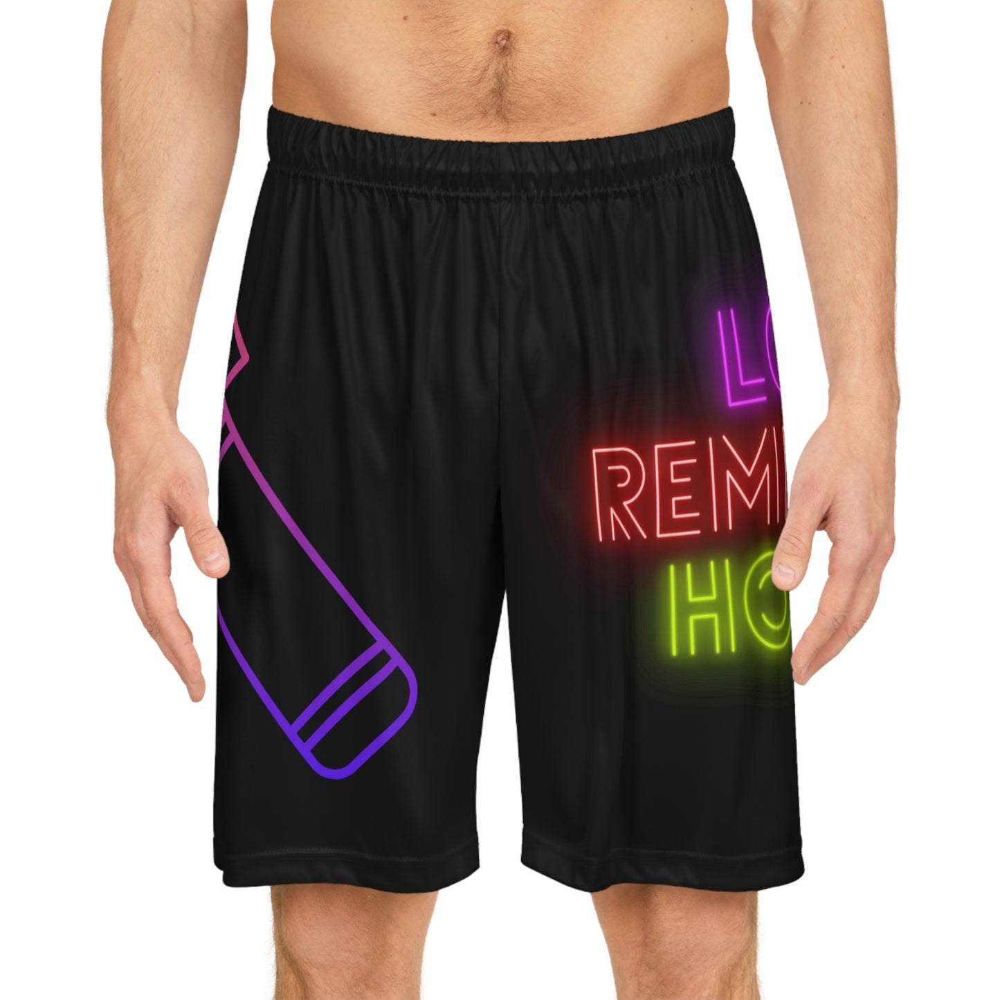 Basketball Shorts: Music Black