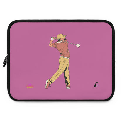 Laptop Sleeve: Golf Lite Pink