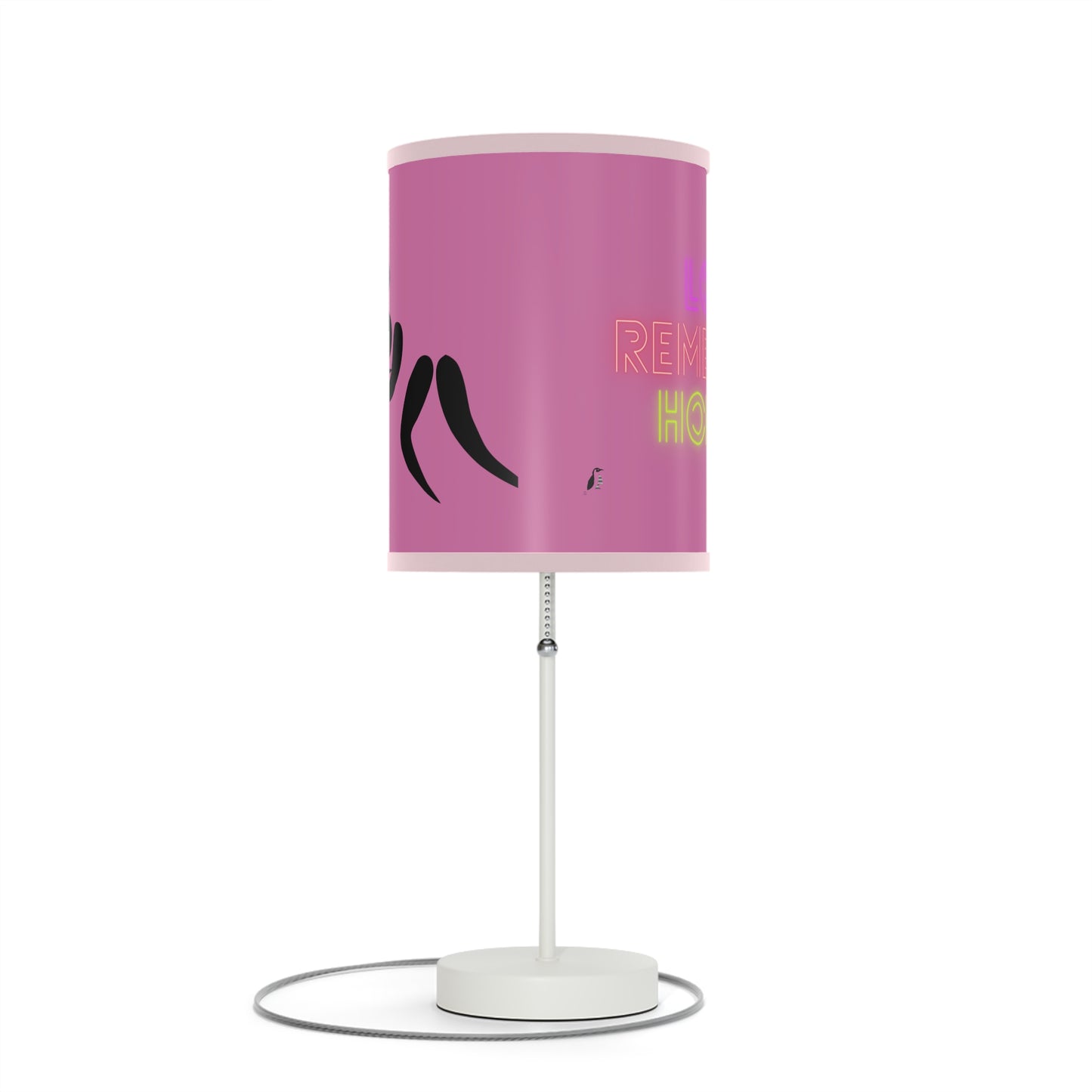 Lamp on a Stand, US|CA plug: Wrestling Lite Pink