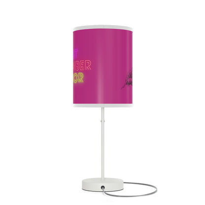 Lamp on a Stand, US|CA plug: Writing Pink