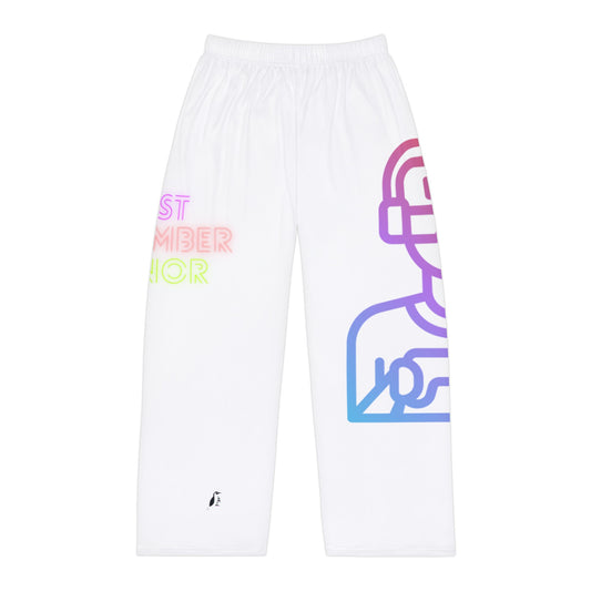 Panlalaking Pajama Pants: Gaming White