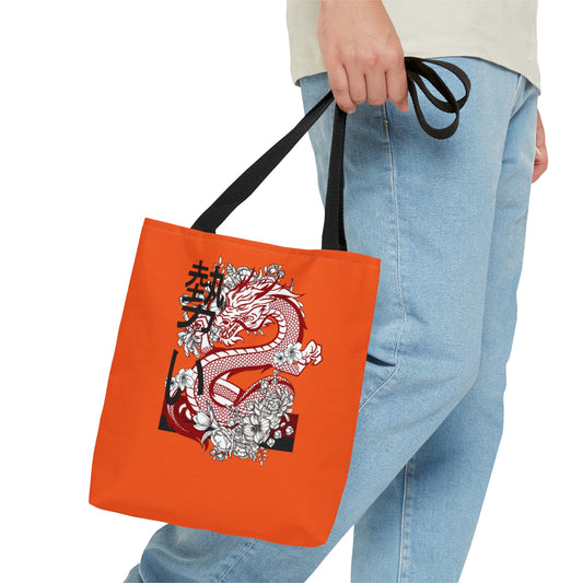 Tote Bag: Dragons Orange