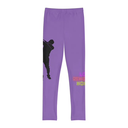 Youth Full-Length Leggings: Dance Lite Purple