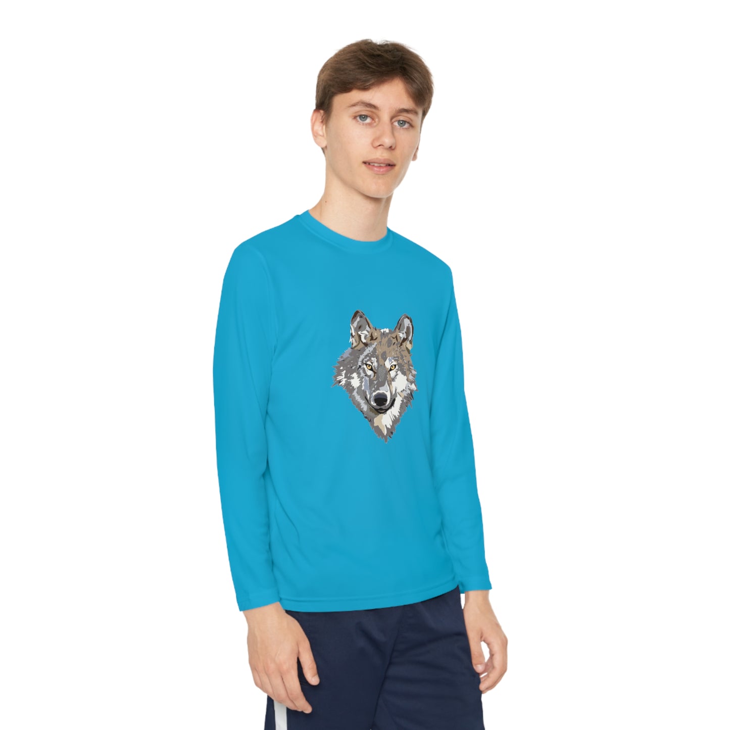 Youth Long Sleeve Competitor Tee: Wolves