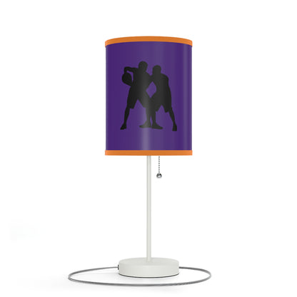 Lamp on a Stand, US|CA plug: Basketball Purple