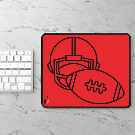 Gaming Mouse Pad: Football Red