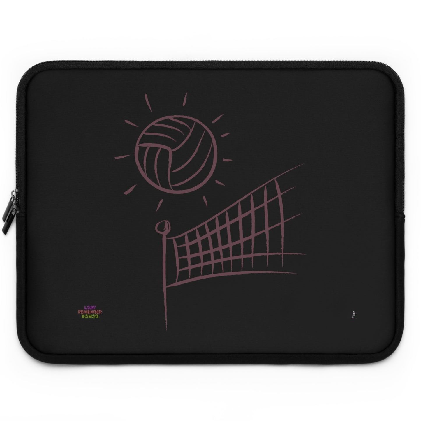 Laptop Sleeve: Volleyball Black