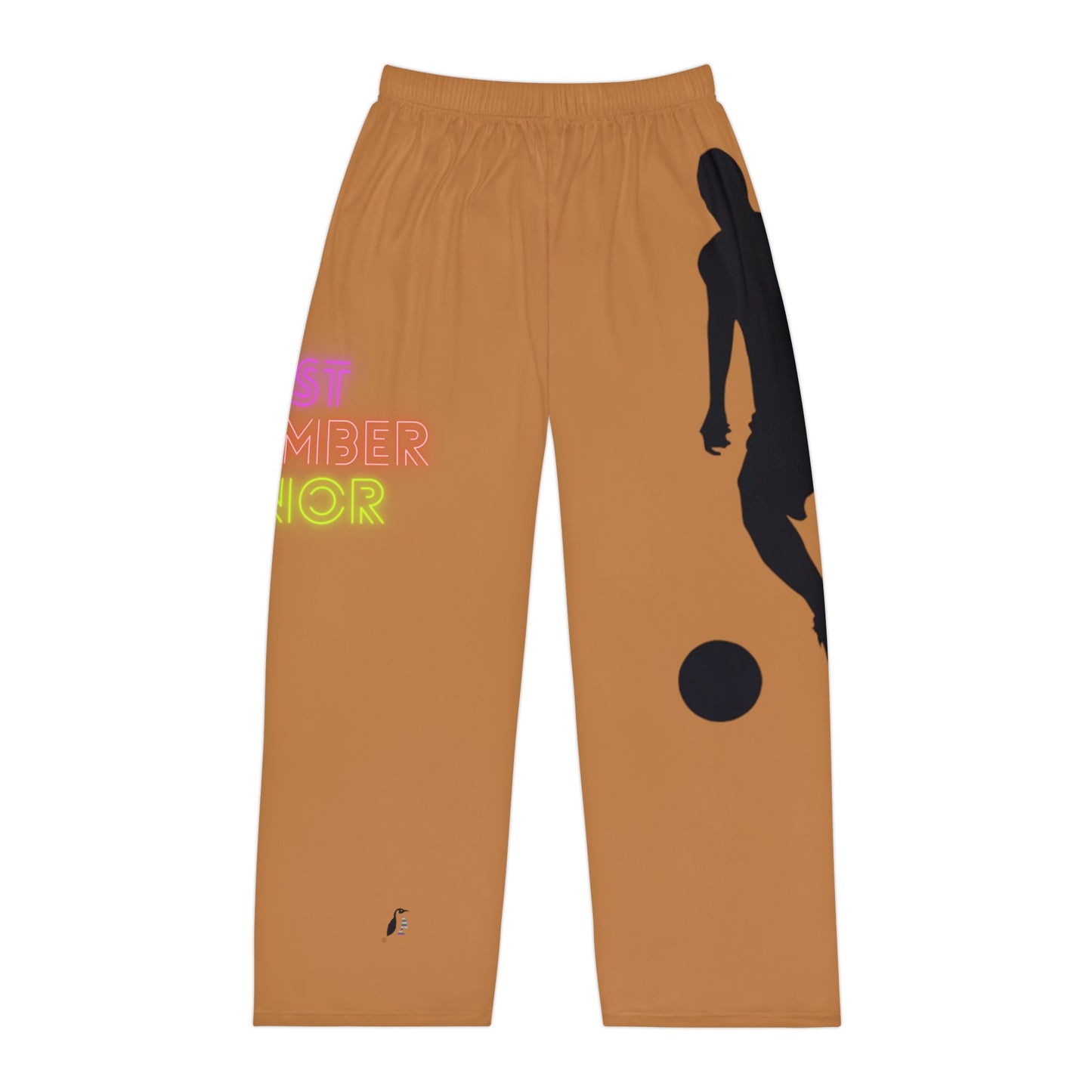 Men's Pajama Pants: Soccer Lite Brown